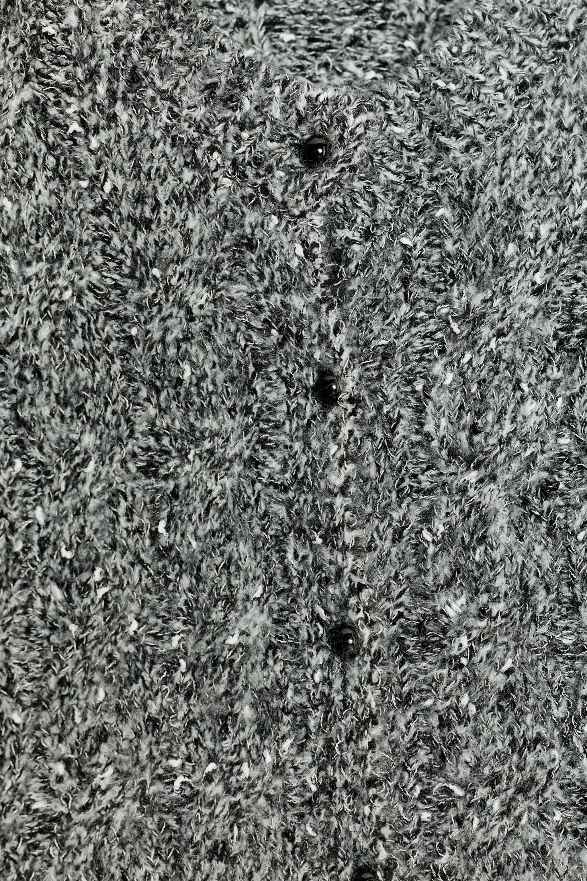 CARDIGAN WITH PUFF SLEEVES